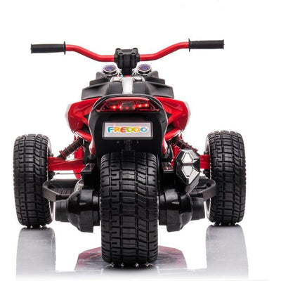 Freddo Outdoor 24V Freddo Spider 3-Wheel Motorcycle 2-Seater Ride On - Red