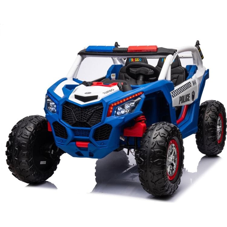 Freddo Outdoor 24V Freddo Toys Police UTV 2 Seater Ride On - Blue