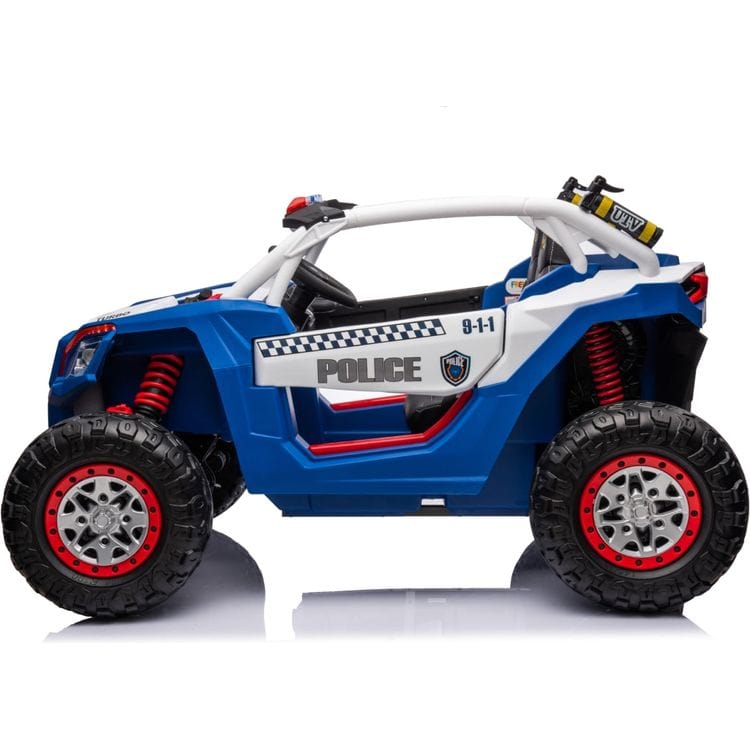 Freddo Outdoor 24V Freddo Toys Police UTV 2 Seater Ride On - Blue