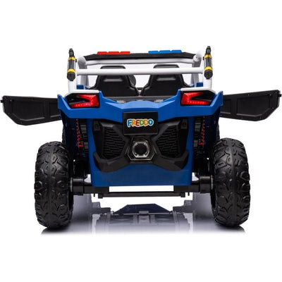 Freddo Outdoor 24V Freddo Toys Police UTV 2 Seater Ride On - Blue