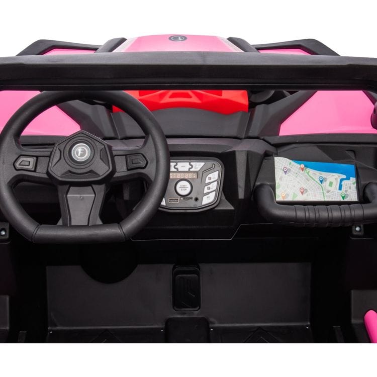 Freddo Outdoor 24V Freddo Toys Storm UTV 2 Seater Ride On - Pink