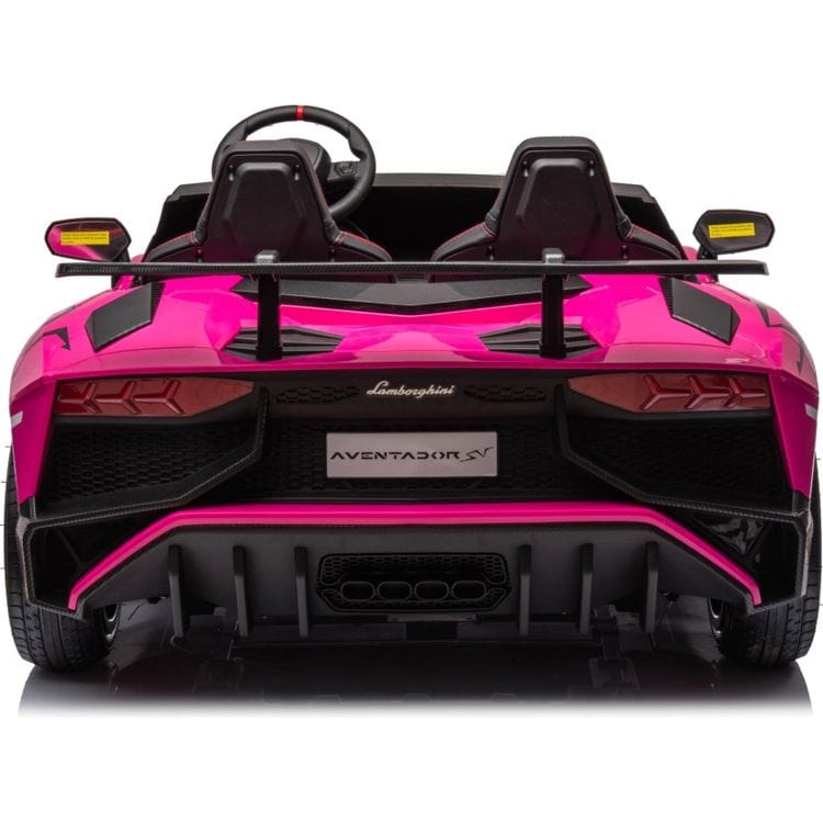 Freddo Outdoor 24V Lamborghini Aventador 2 Seater Ride on Car for Kids - Pink