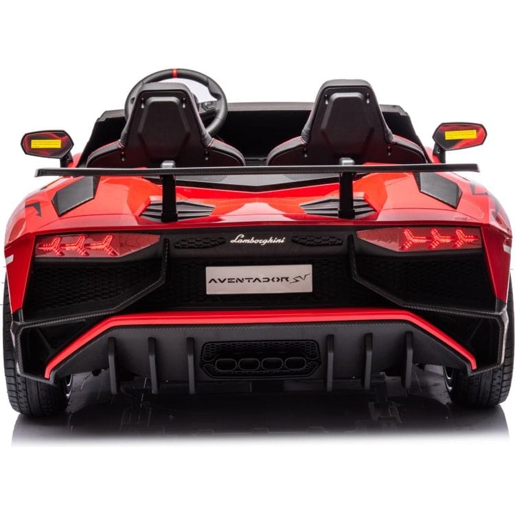 Freddo Outdoor 24V Lamborghini Aventador 2 Seater Ride on Car for Kids - Red