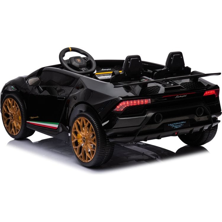 Freddo Outdoor 24V Lamborghini Huracan 2-Seater Electric Ride On - Black