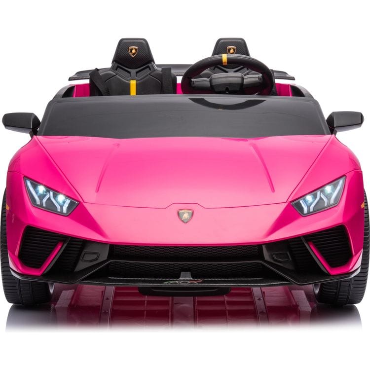 Freddo Outdoor 24V Lamborghini Huracan 2-Seater Electric Ride On - Pink
