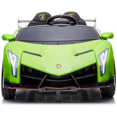 Freddo Outdoor 2x12V 4x4 Lamborghini Veneno 2 Seater Ride on - Green