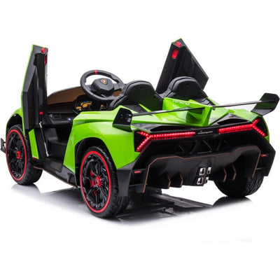 Freddo Outdoor 2x12V 4x4 Lamborghini Veneno 2 Seater Ride on - Green