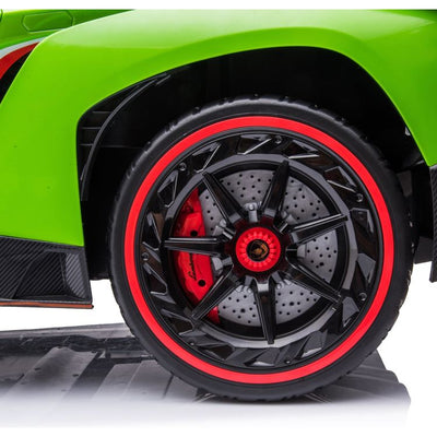 Freddo Outdoor 2x12V 4x4 Lamborghini Veneno 2 Seater Ride on - Green