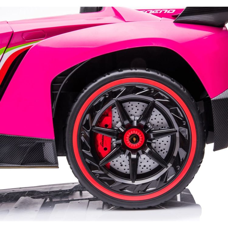 Freddo Outdoor 2x12V 4x4 Lamborghini Veneno 2 Seater Ride on - Pink