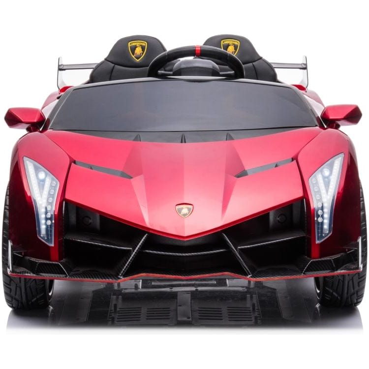 Freddo Outdoor 2x12V 4x4 Lamborghini Veneno 2 Seater Ride on - Red