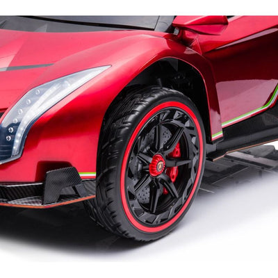 Freddo Outdoor 2x12V 4x4 Lamborghini Veneno 2 Seater Ride on - Red