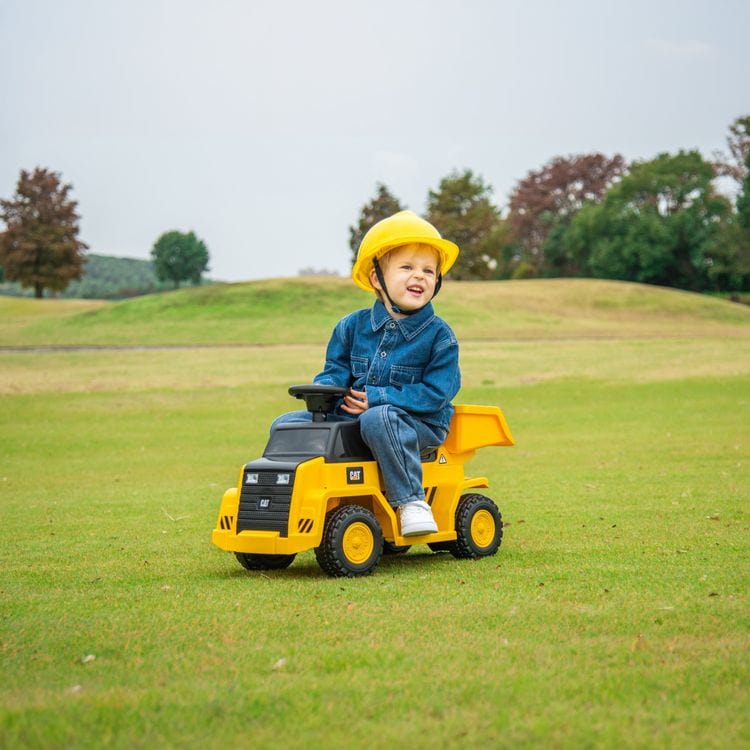 Freddo Outdoor 6V CAT Dump Truck 1-Seater Ride On Toy