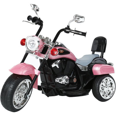 Freddo Outdoor 6V Freddo Toys Chopper Style Ride on Trike - Pink