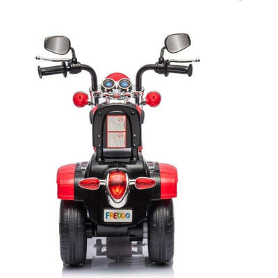 Freddo Outdoor 6V Freddo Toys Chopper Style Ride on Trike - Red
