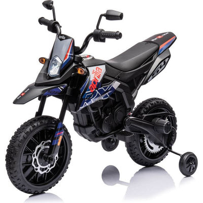 Freddo Outdoor Aprilia 12V Kids' Motorcycle - Black