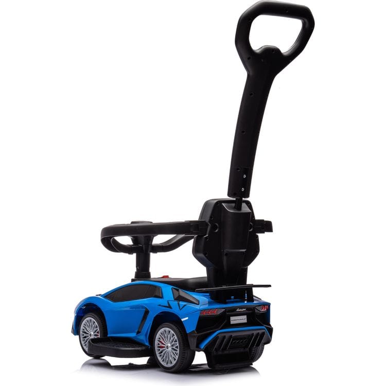 Freddo Outdoor Lamborghini 3-in-1 Push Ride On Toy Car - Blue