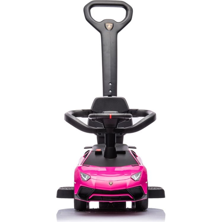 Freddo Outdoor Lamborghini 3-in-1 Push Ride On Toy Car - Pink