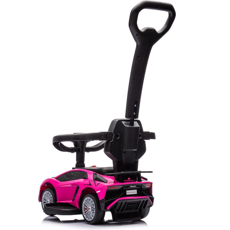 Freddo Outdoor Lamborghini 3-in-1 Push Ride On Toy Car - Pink