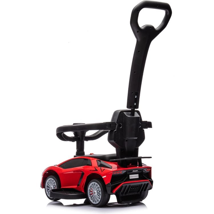 Freddo Outdoor Lamborghini 3-in-1 Push Ride On Toy Car - Red