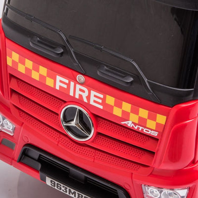 Freddo Outdoor Mercedes Benz Antos Foot to Floor Fire Truck Ride On