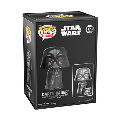 Funko World of Funko Funko POP! Star Wars Die-Cast Darth Vader