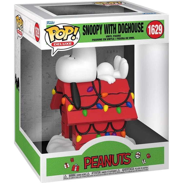 Funko World of Funko POP! Deluxe: Snoopy with Doghouse Figure