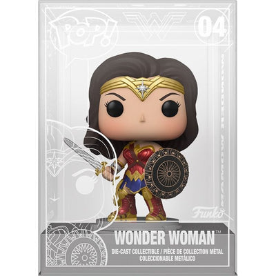 Funko World of Funko POP Heroes: Wonder Woman Figure with Shield - Diecast