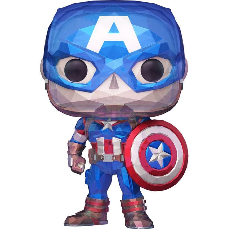 Funko World of Funko POP! Marvel Captain America (Facet) Figure