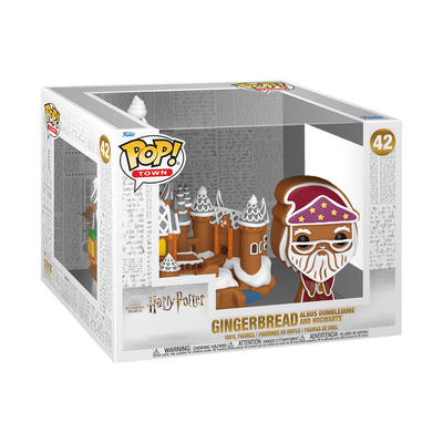 Funko World of Funko POP Town! Harry Potter Gingerbread Albus Dumbledore and Hogwarts