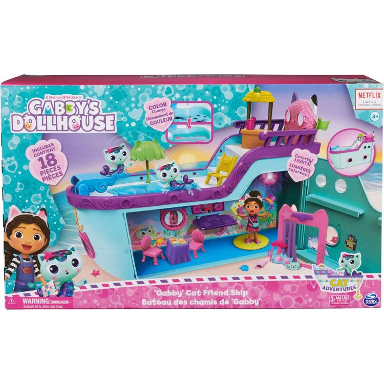 Gabby's Dollhouse Preschool Gabby's Dollhouse Cat Friend Cruise Ship
