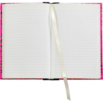 Graphic Image Books Composition Notebook in Neon Pink/Gold Leather