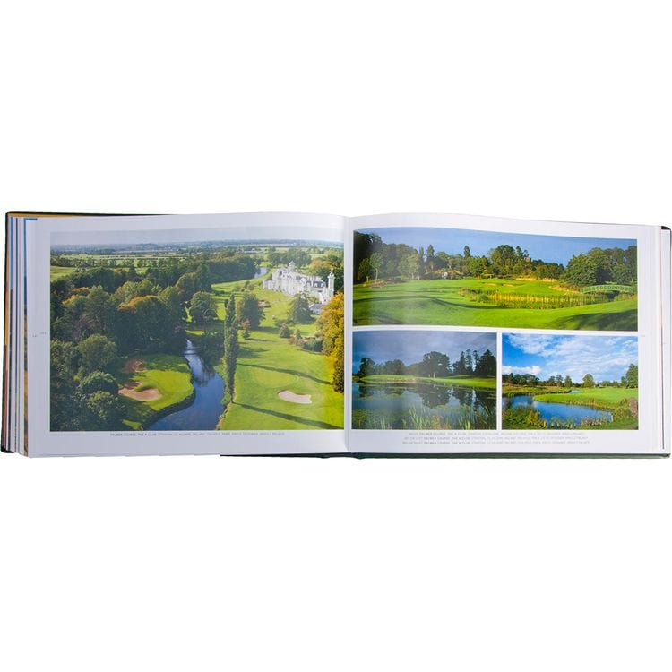 Graphic Image Books "Golf Courses: Fairways of the World" Book in Green Bonded Leather