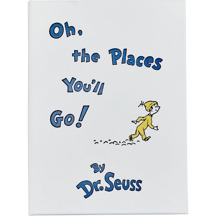 Graphic Image Books "Oh The Places You'll Go" by Dr. Seuss Leather-Bound Book