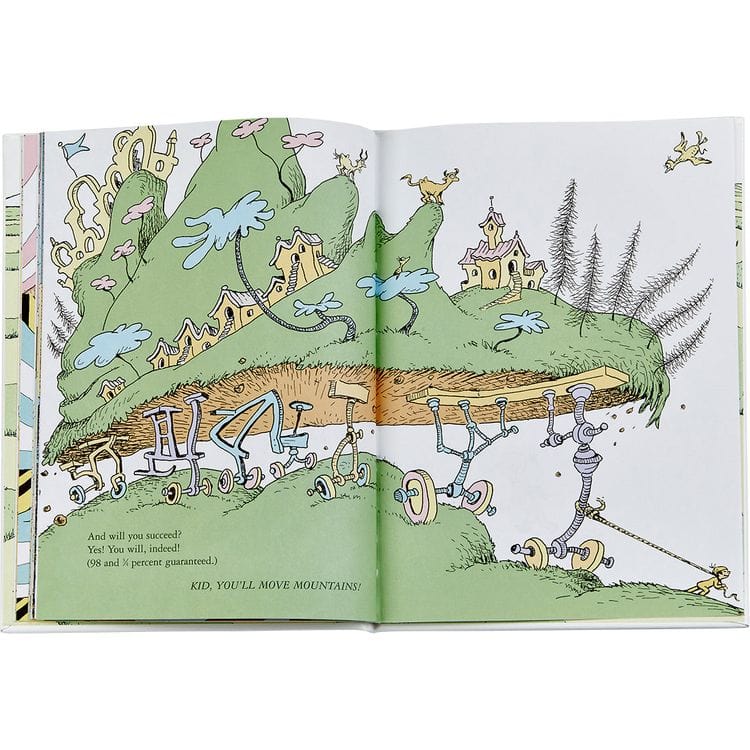 Graphic Image Books "Oh The Places You'll Go" by Dr. Seuss Leather-Bound Book