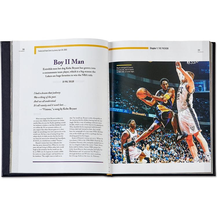 Graphic Image Books Sports Illustrated Kobe Bryant: A Tribute to a Basketball Legend Leather Bound Book