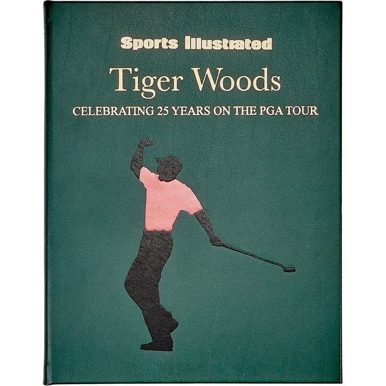 Graphic Image Books Sports Illustrated Tiger Woods 25 Year Special Edition Leather Book