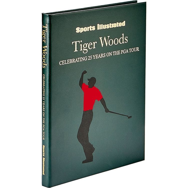 Graphic Image Books Sports Illustrated Tiger Woods 25 Year Special Edition Leather Book