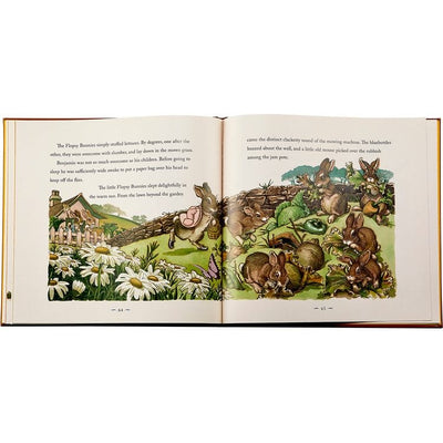 Graphic Image Books "The Classic Tale of Peter Rabbit" Book in Tan Bonded Leather