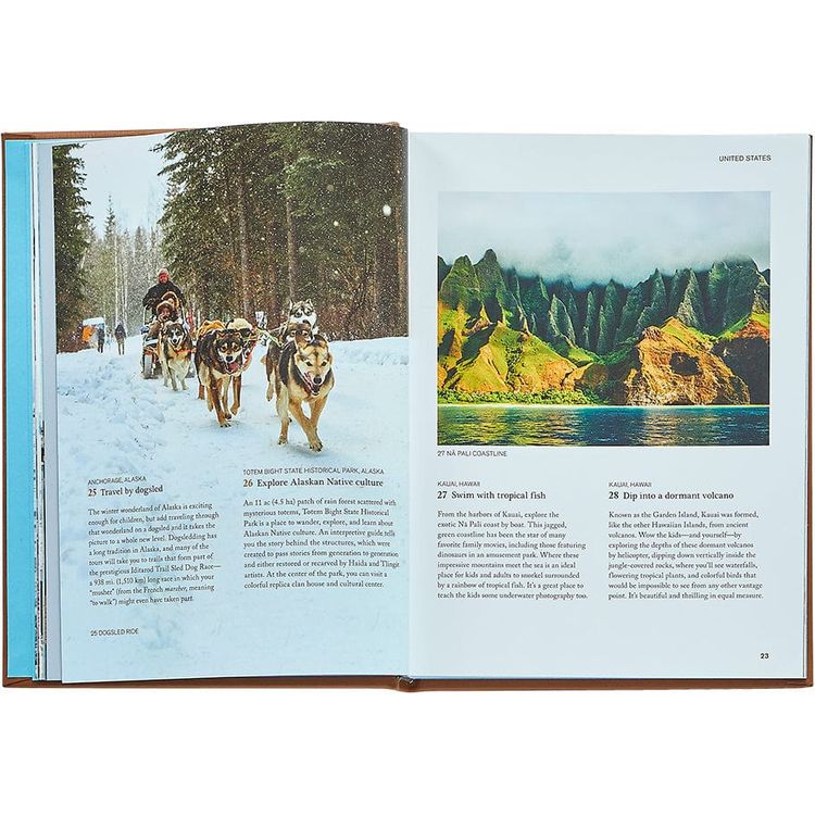 Graphic Image Books The Family Bucket List Book Leather Edition