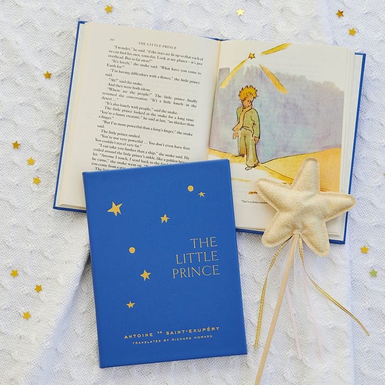 Graphic Image Books "The Little Prince" Book in Blue Bonded Leather