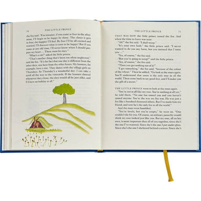 Graphic Image Books "The Little Prince" Book in Blue Bonded Leather