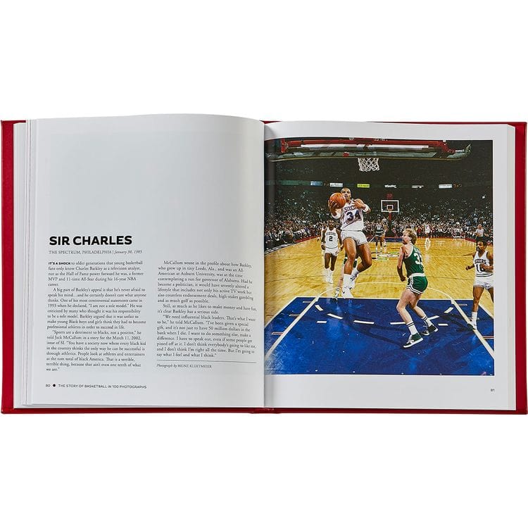 Graphic Image Books "The Story of Basketball in 100 Photographs" Leather-Bound Book by Sports Illustrated