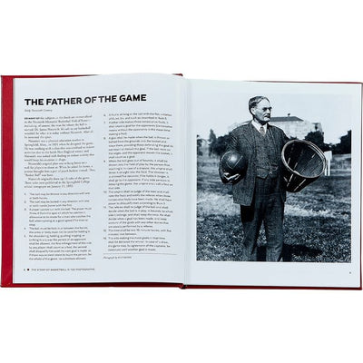 Graphic Image Books "The Story of Basketball in 100 Photographs" Leather-Bound Book by Sports Illustrated