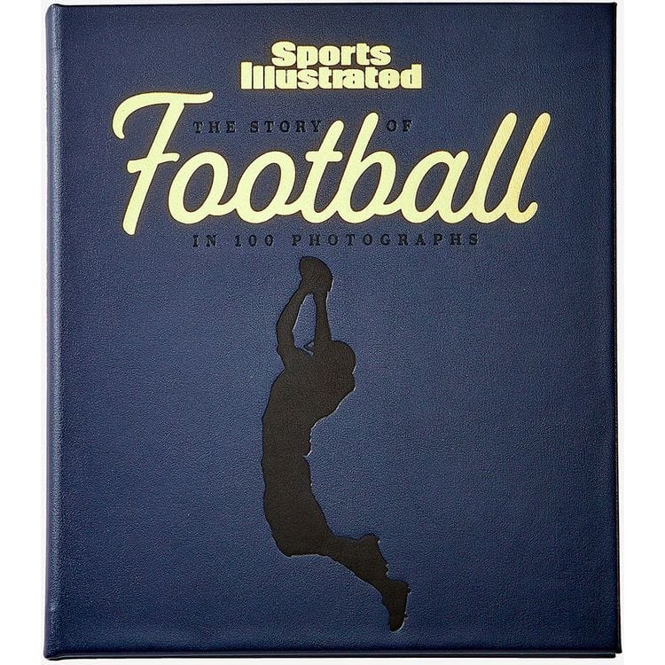 Graphic Image Books "The Story of Football in 100 Photographs" Book by Sports Illustrated - Navy