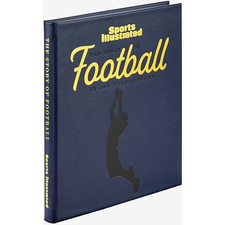 Graphic Image Books "The Story of Football in 100 Photographs" Book by Sports Illustrated - Navy