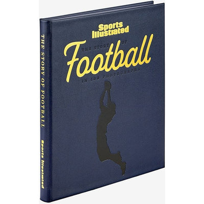 Graphic Image Books "The Story of Football in 100 Photographs" Book by Sports Illustrated - Navy