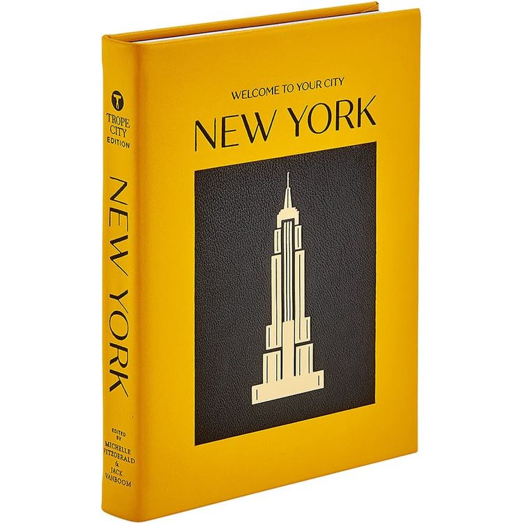 Graphic Image Books Trope New York Book Leather Edition