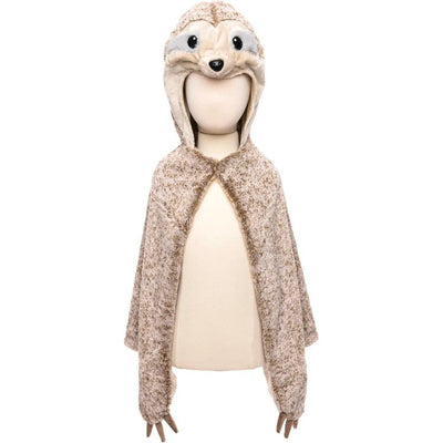 Great Pretenders Dress up Cute & Cuddly Sloth Cape Size 4-6 Years