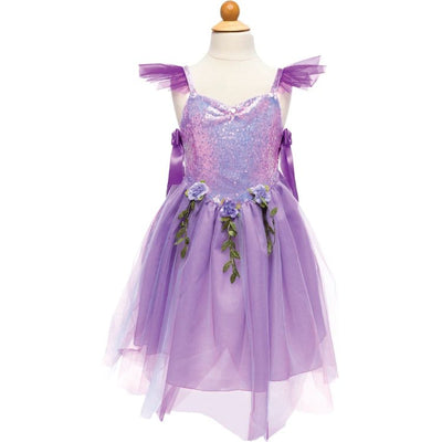 Great Pretenders Dress up Lilac Sequins Forest Fairy Tunic- Size 3-4 Years