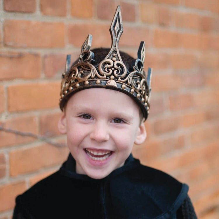 Great Pretenders Dress up Medieval Crown- Gold & Black